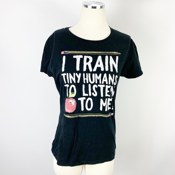 Anvil M I Train Tiny Humans To Listen To Me Shirt - Picture 2 of 5